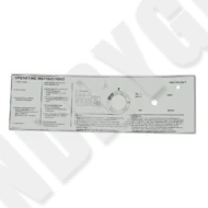 For # 290101 Gen-5 Instruction Sign