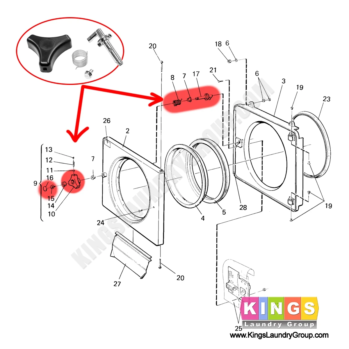 For # 991108 Door Knob Kit (on Sale) - Image 3
